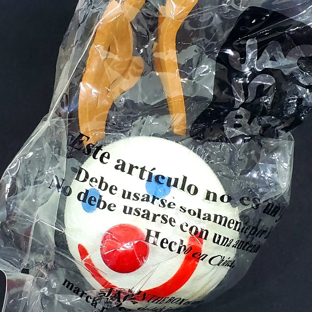 2004 Jack in the Box - Jack Red Nose Reindeer Car Antenna Ball Topper - NIP